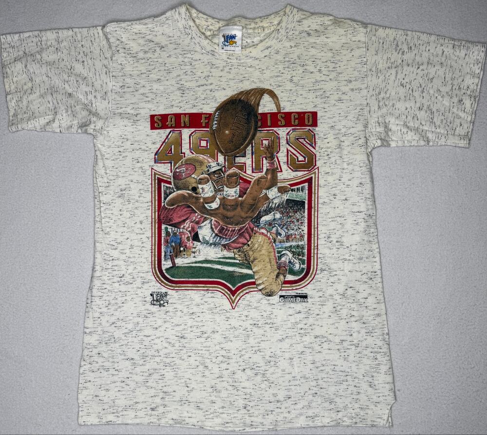 Vintage 1992 San Francisco 49ers NFL Gameday Single Stitch USA T Shirt M